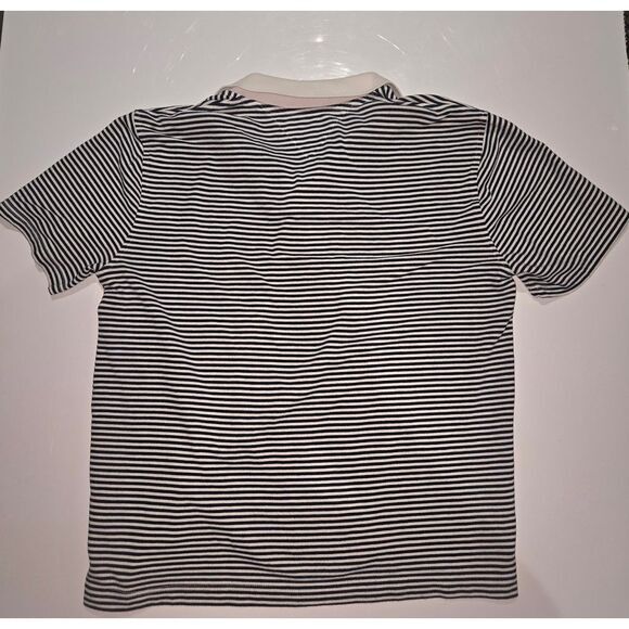 Tommy Hilfiger Mens Custom Fit Striped Polo Shirt Blue White Nautical Classic XL - Picture 2 of 5